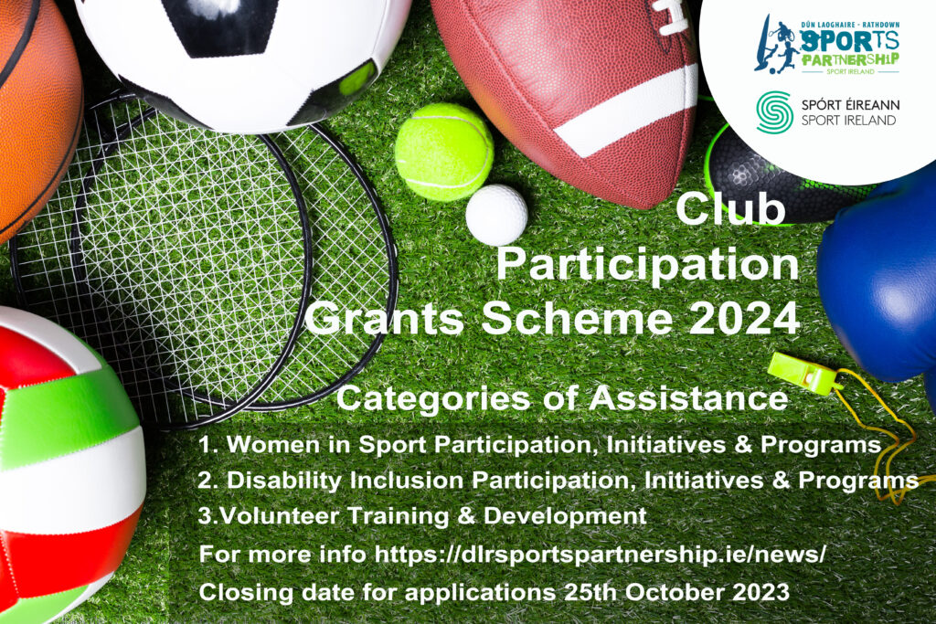Dun Laoghaire Rathdown Sports Partnership Club Participation Grants