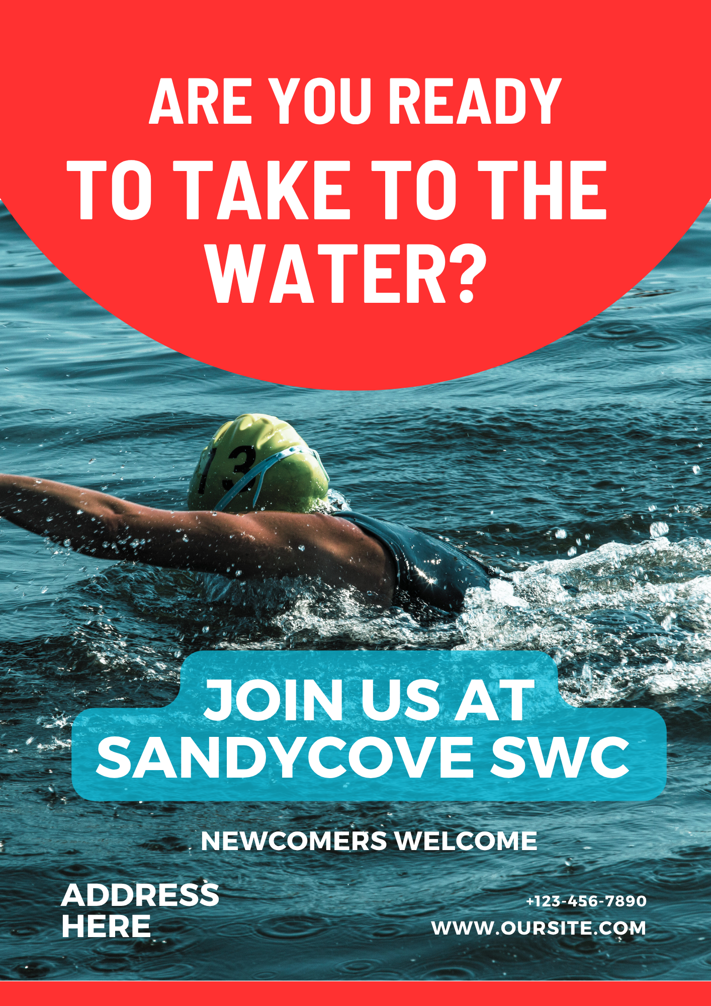 Sandycove Swimming Club Logo Mock Up