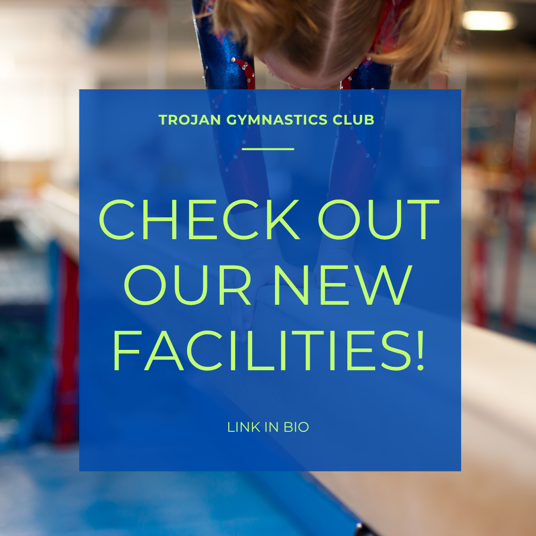 Trojan Gymnastics logo mockup