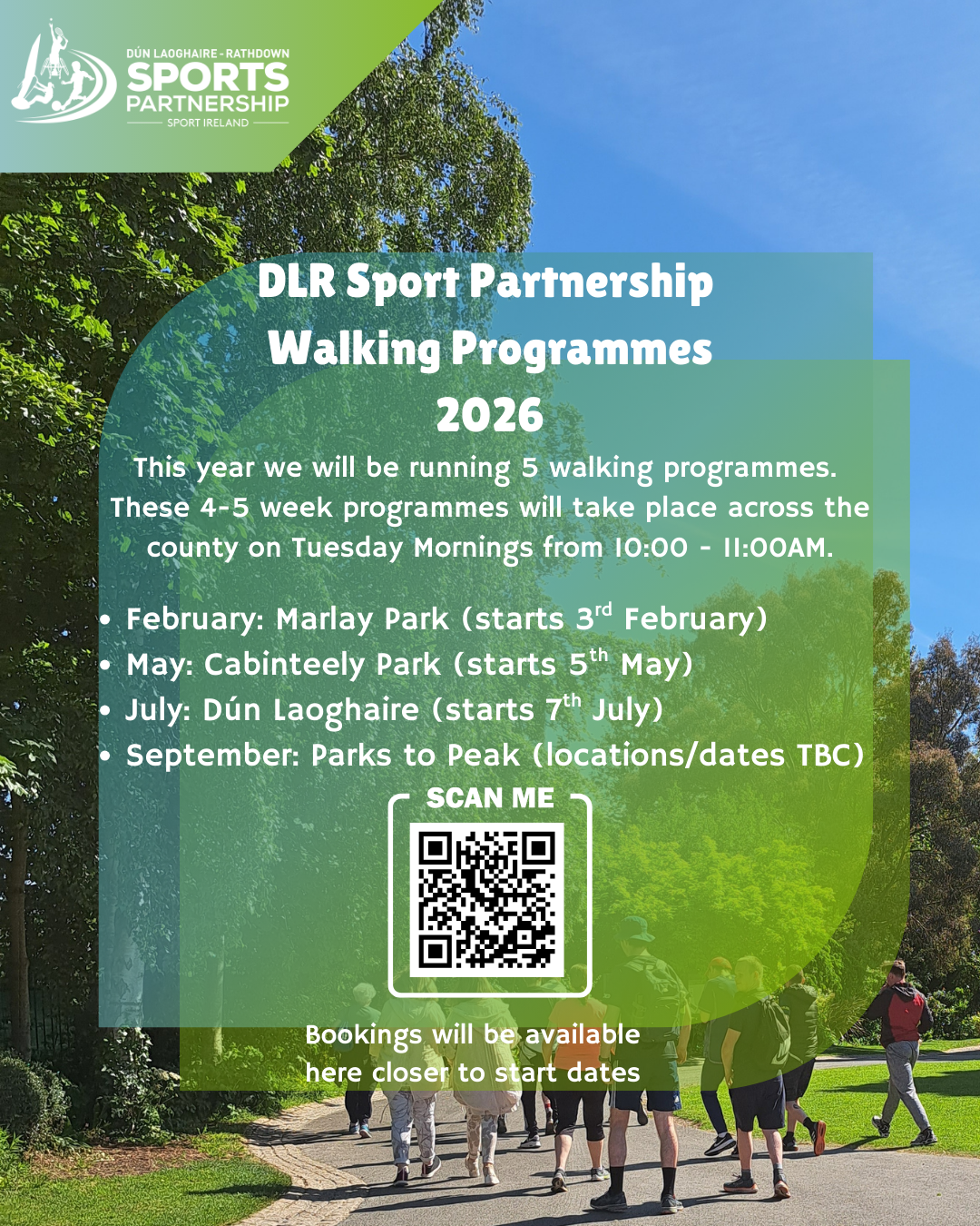 Poster of Walking programmes around Dún Laoghaire - Rathdown